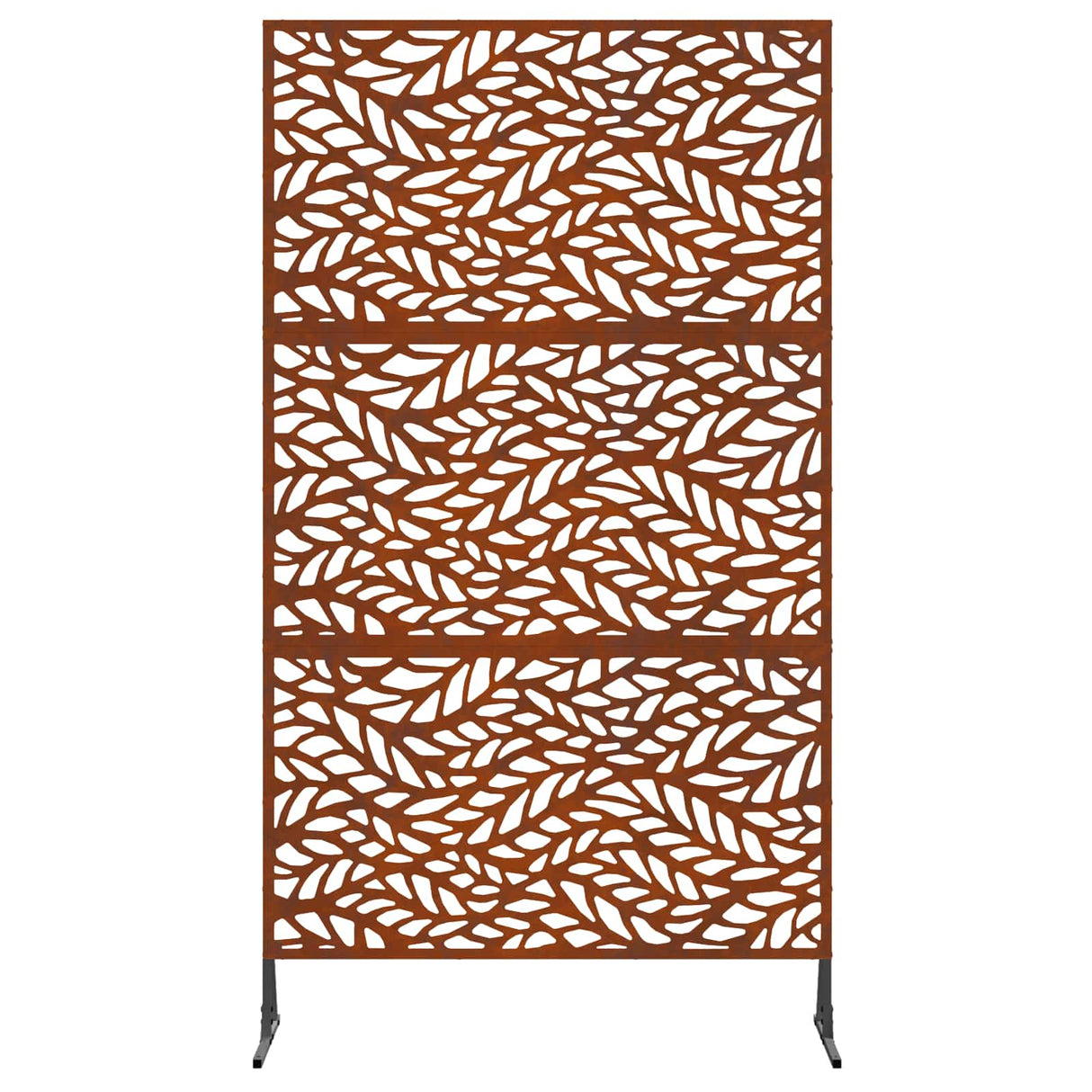 Privacy Screen 100 x 50 x 180 cm Weathering Steel Rusty