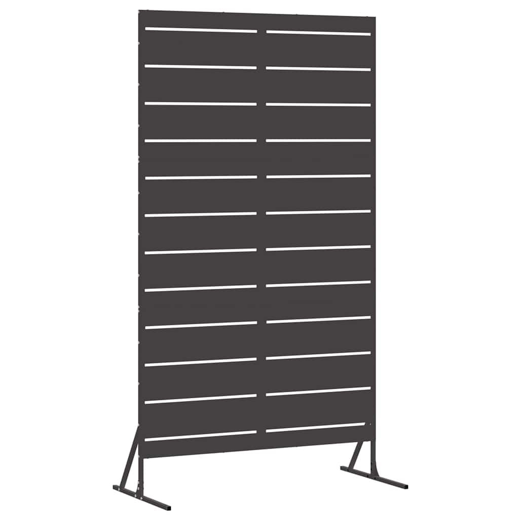 Privacy Screen 100 x 50 x 180 cm Steel Black