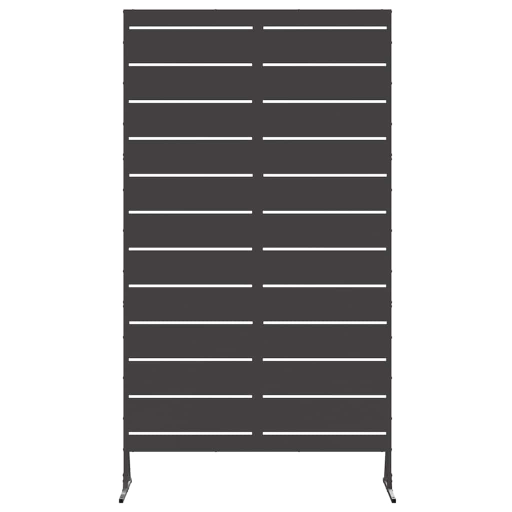 Privacy Screen 100 x 50 x 180 cm Steel Black