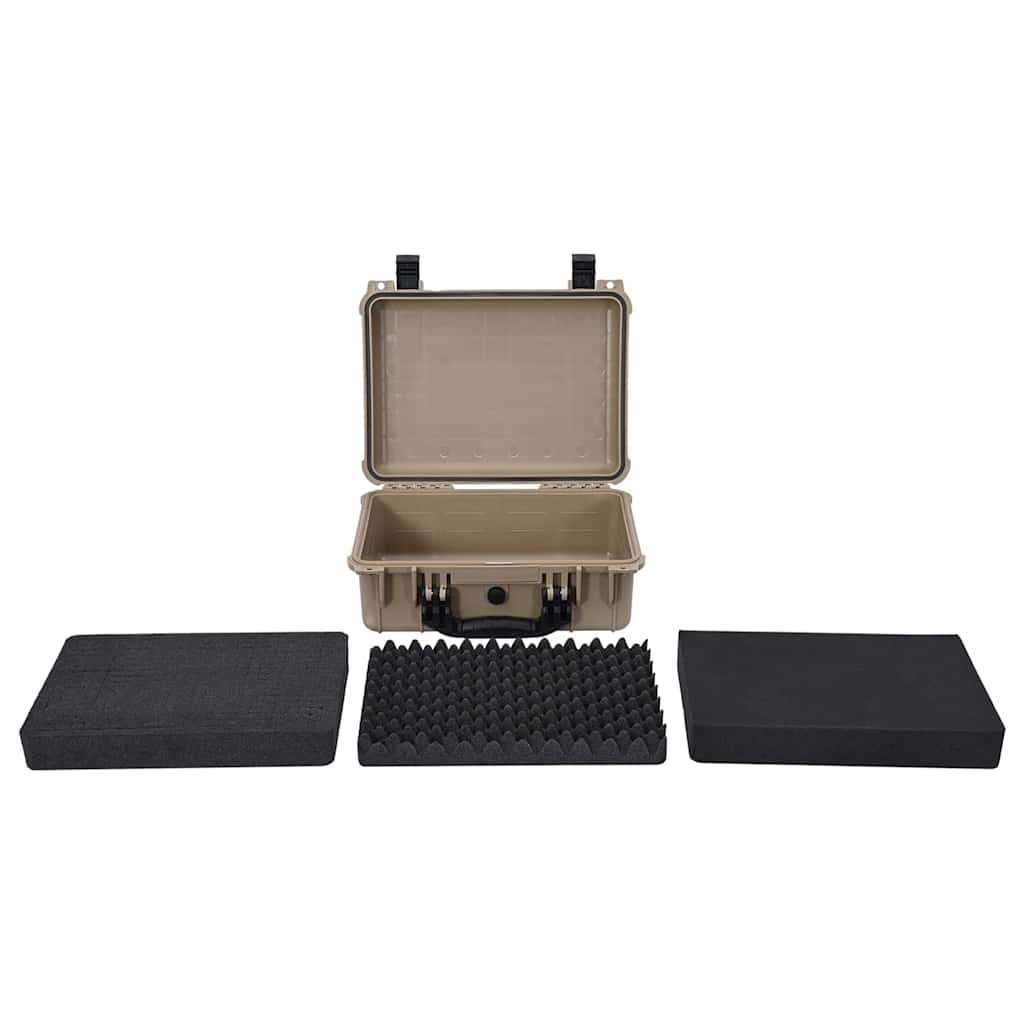 Hard Luggage Case with Storage Sand 40,5 x 33 x 17,5 cm