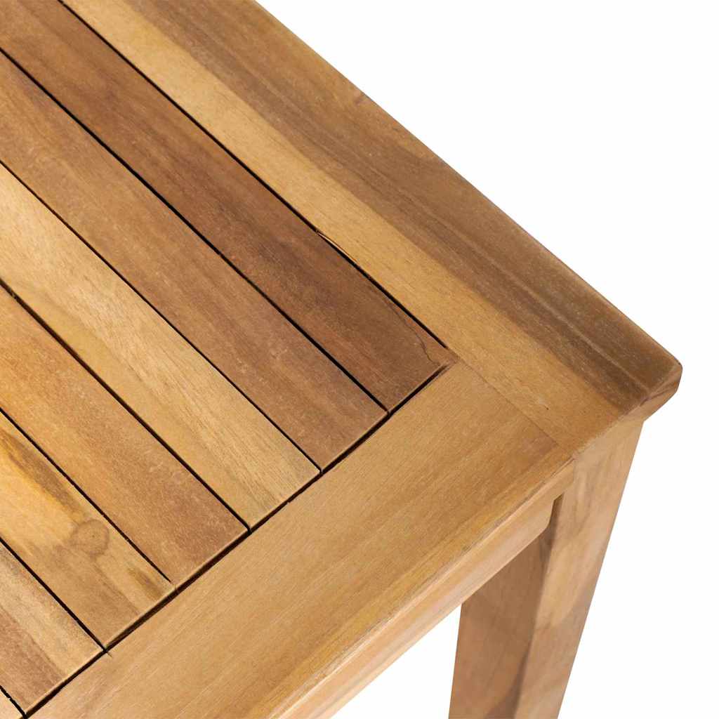 Garden Table Natural 95 x 45 x 40 cm Solid teak wood
