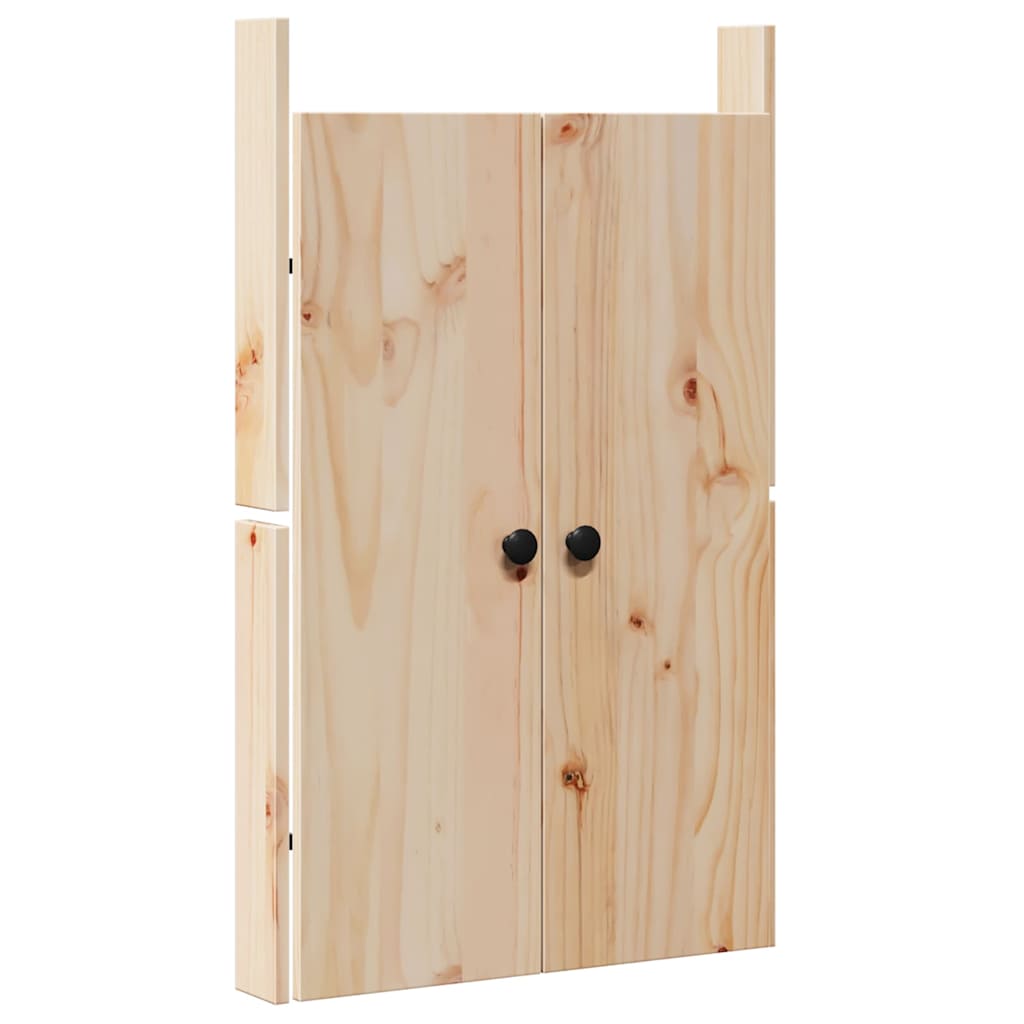 Kitchen Door with Door Brown 50 x 9 x 82 cm Solid Pine wood