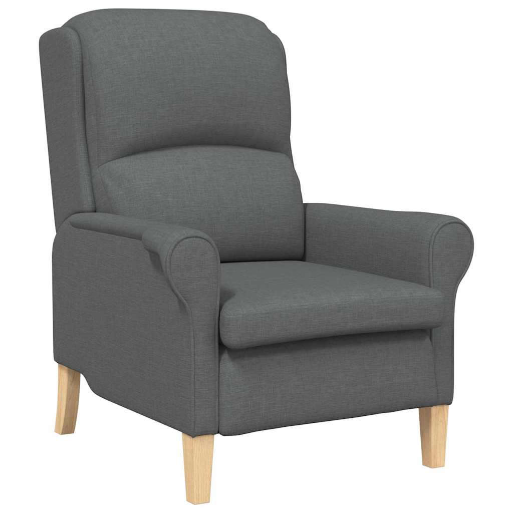 Armchair Dark grey 76 x 94 x 102 cm Fabric