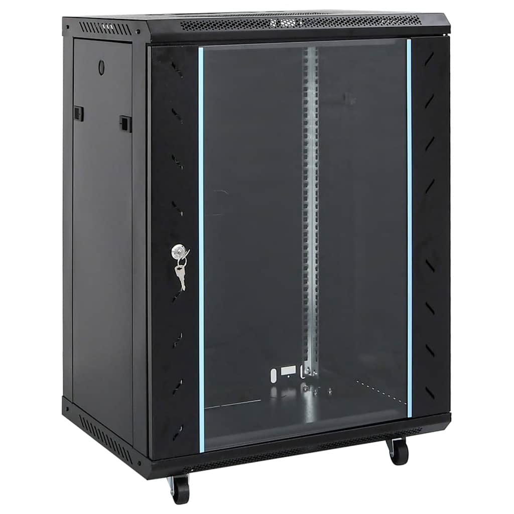 15U Network Cabinet 19" IP20 Black 60x45x86 cm