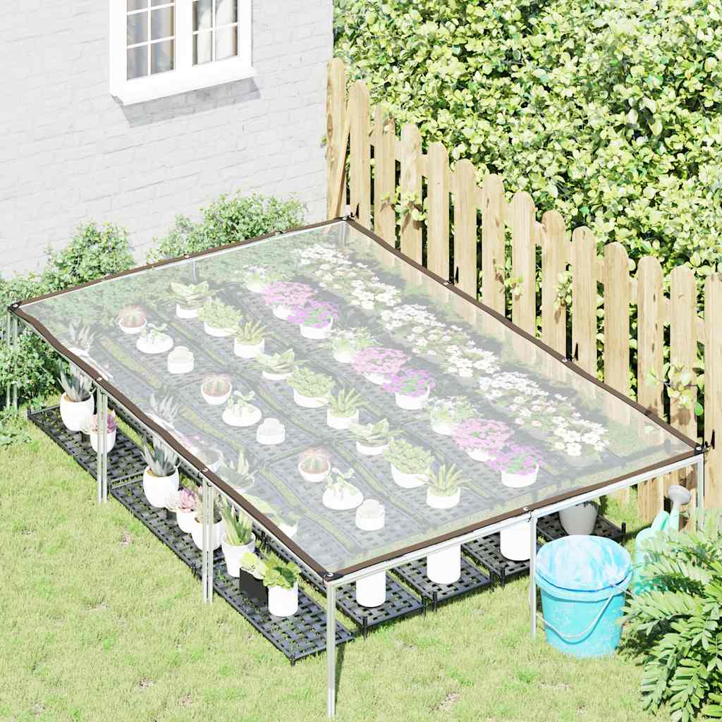 Clear Tarpaulin with Eyelets 2x3 m Polyethylene