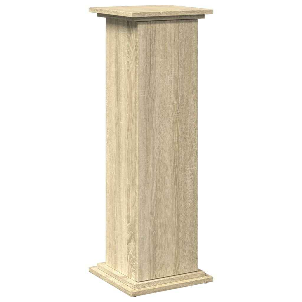 Display Stand with Storage Sonoma Oak 31x30x90 cm Engineered Wood