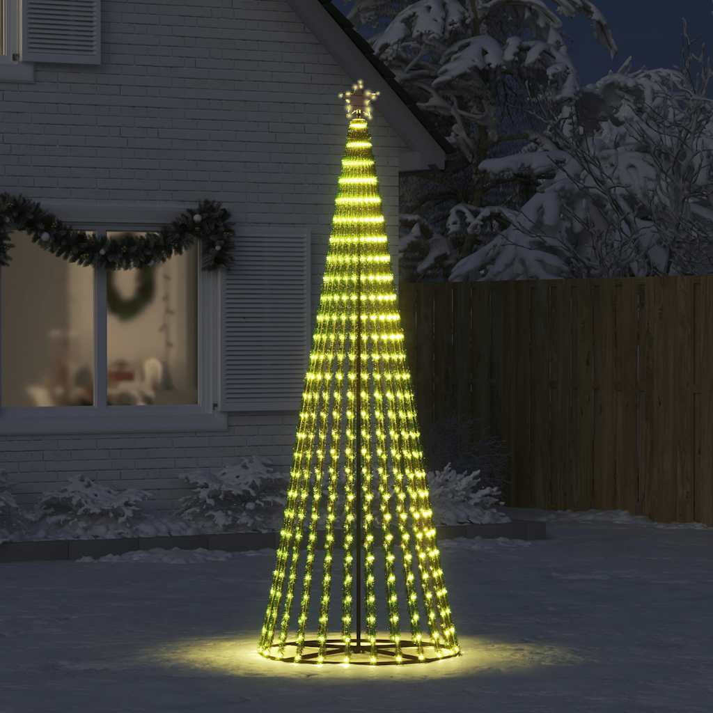 LED Christmas Tree with Spikes 570 LEDs Warm White 300 cm