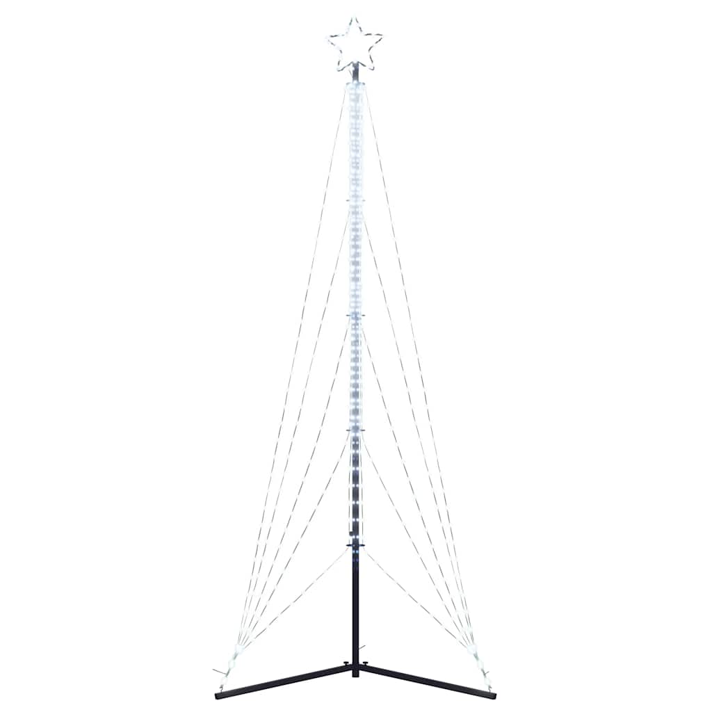 LED Christmas Tree 525 LEDs Cold White 302 cm