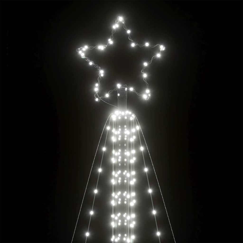 LED Christmas Tree 861 LEDs Cold White 478 cm
