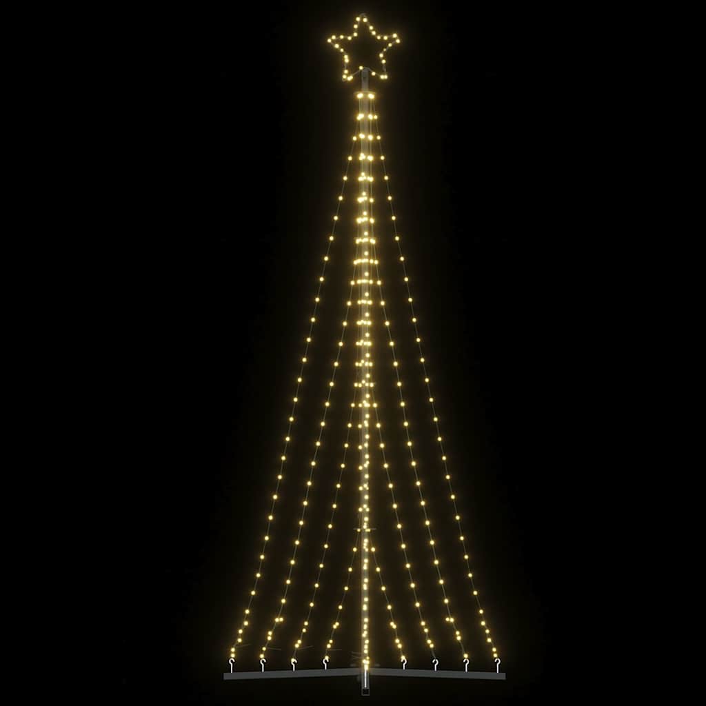 LED Christmas Tree 447 LEDs Warm White 240 cm