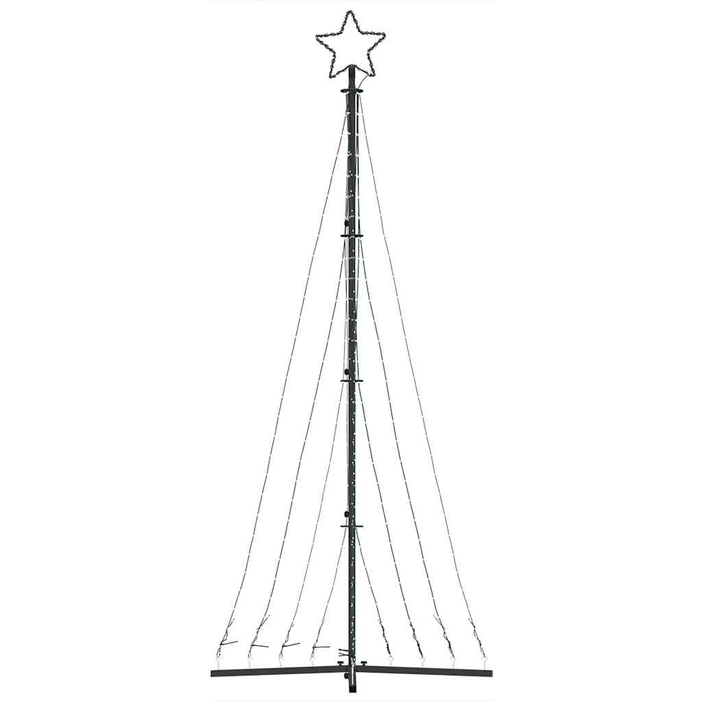 LED Christmas Tree 447 LEDs Cold White 240 cm