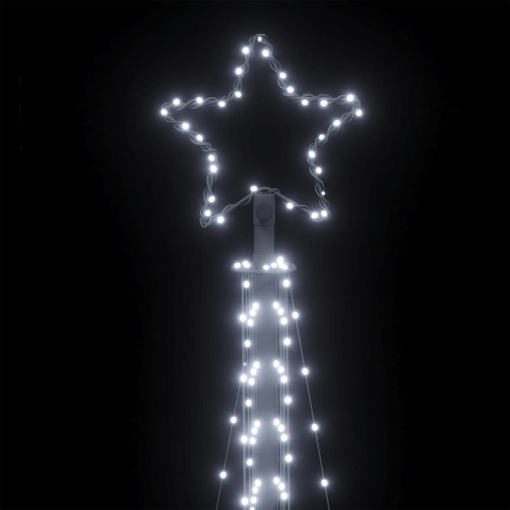 LED Christmas Tree 495 LEDs Cold White 302 cm