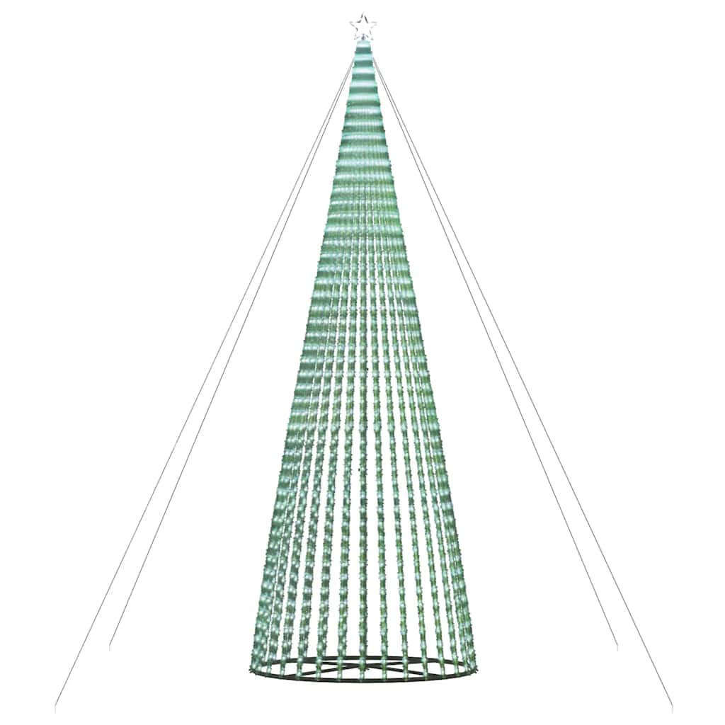 LED Christmas Tree 1544 LEDs Cold White 500 cm