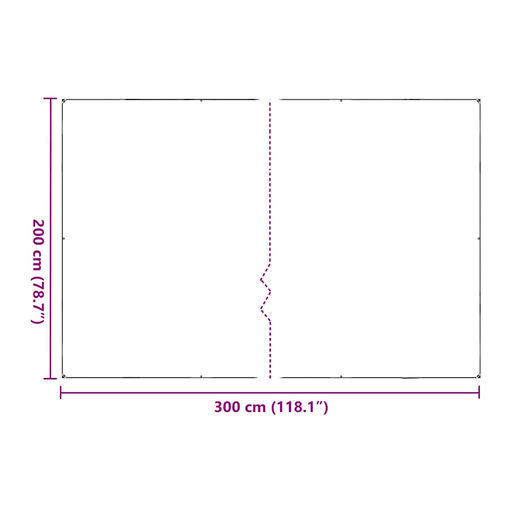 Plant Cover with Eyelets 2x3 m Polyethylene