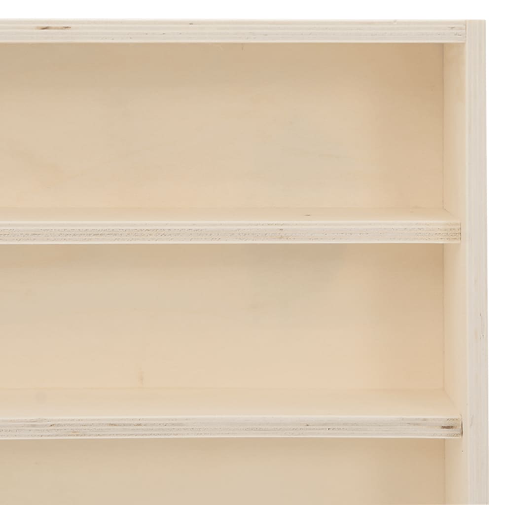 Wooden Collector's Display Case with 6 Shelves 40x8,5x55cm