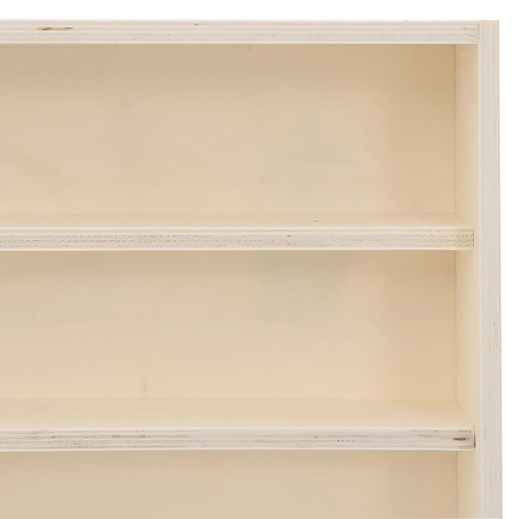 Wooden Collector's Display Case with 6 Shelves 80x8,5x55cm