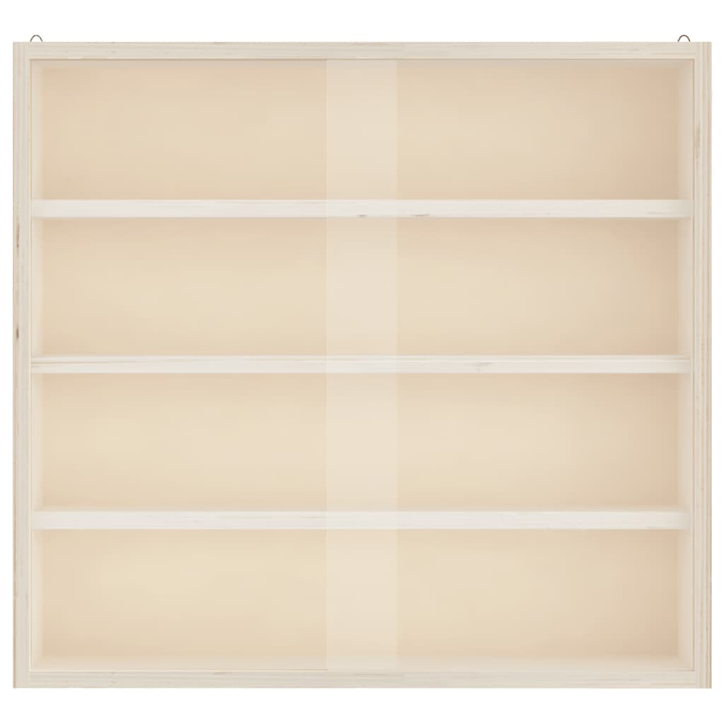 Wooden Collector's Display Case with Doors 40x8,5x37cm