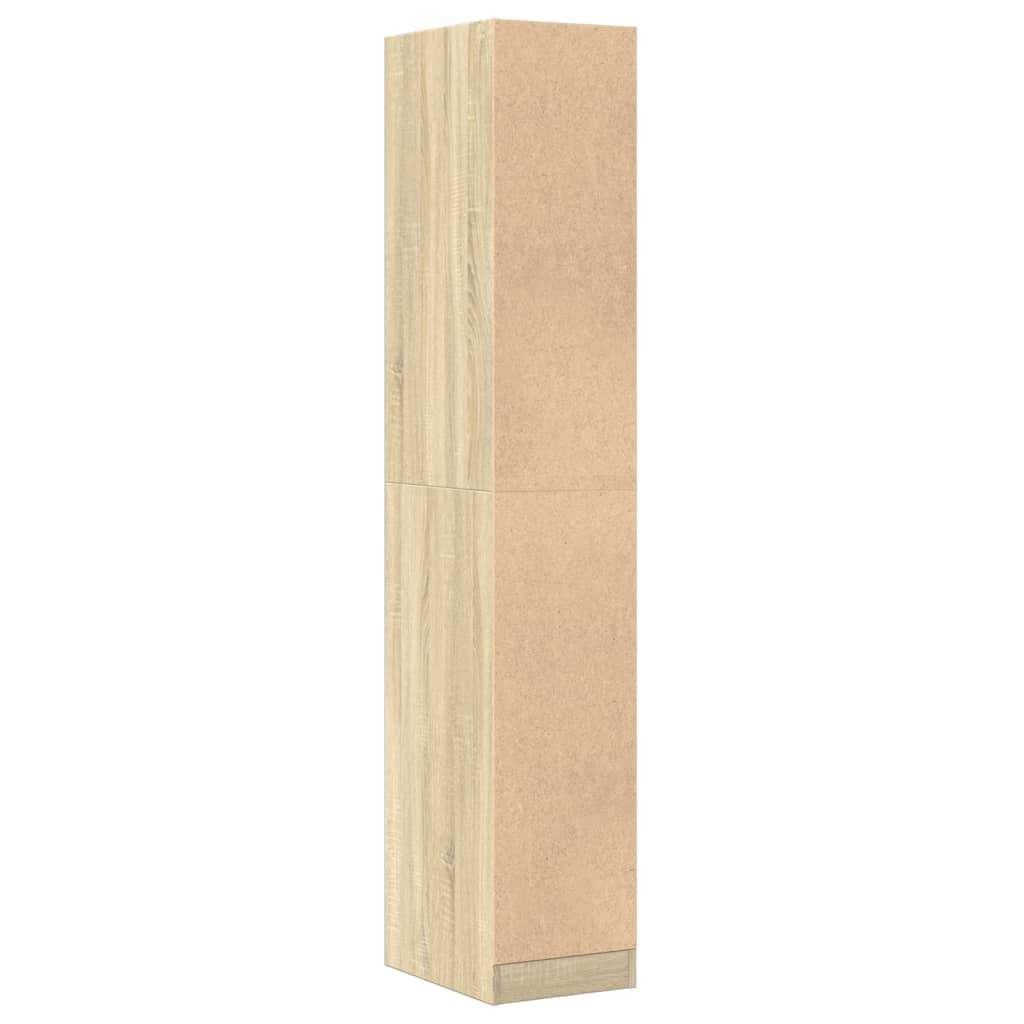 Apothecary Cabinet Sonoma Oak 30x41x174.5 cm Engineered Wood