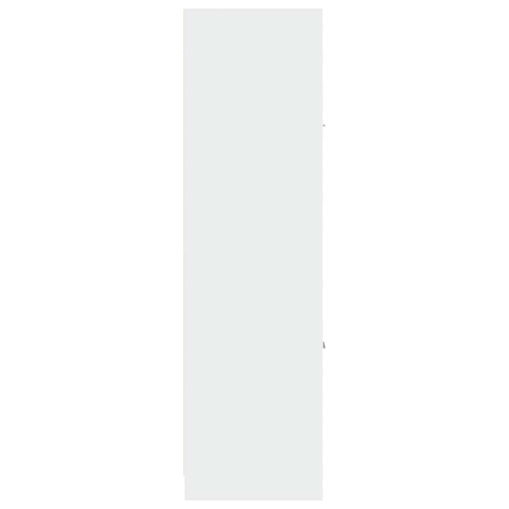 Apothecary Cabinet White 40x41x144.5 cm Engineered Wood