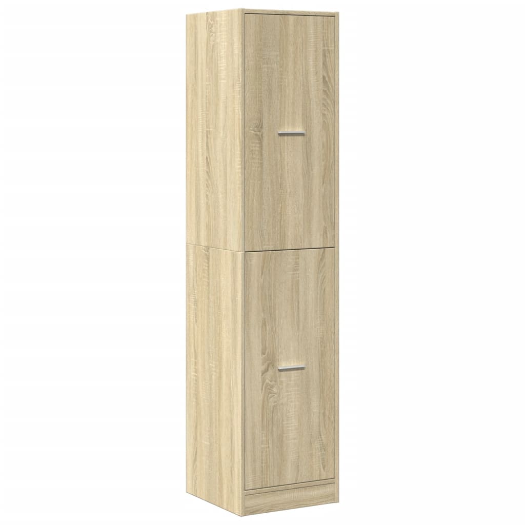 Apothecary Cabinet Sonoma Oak 40x41x174.5 cm Engineered Wood