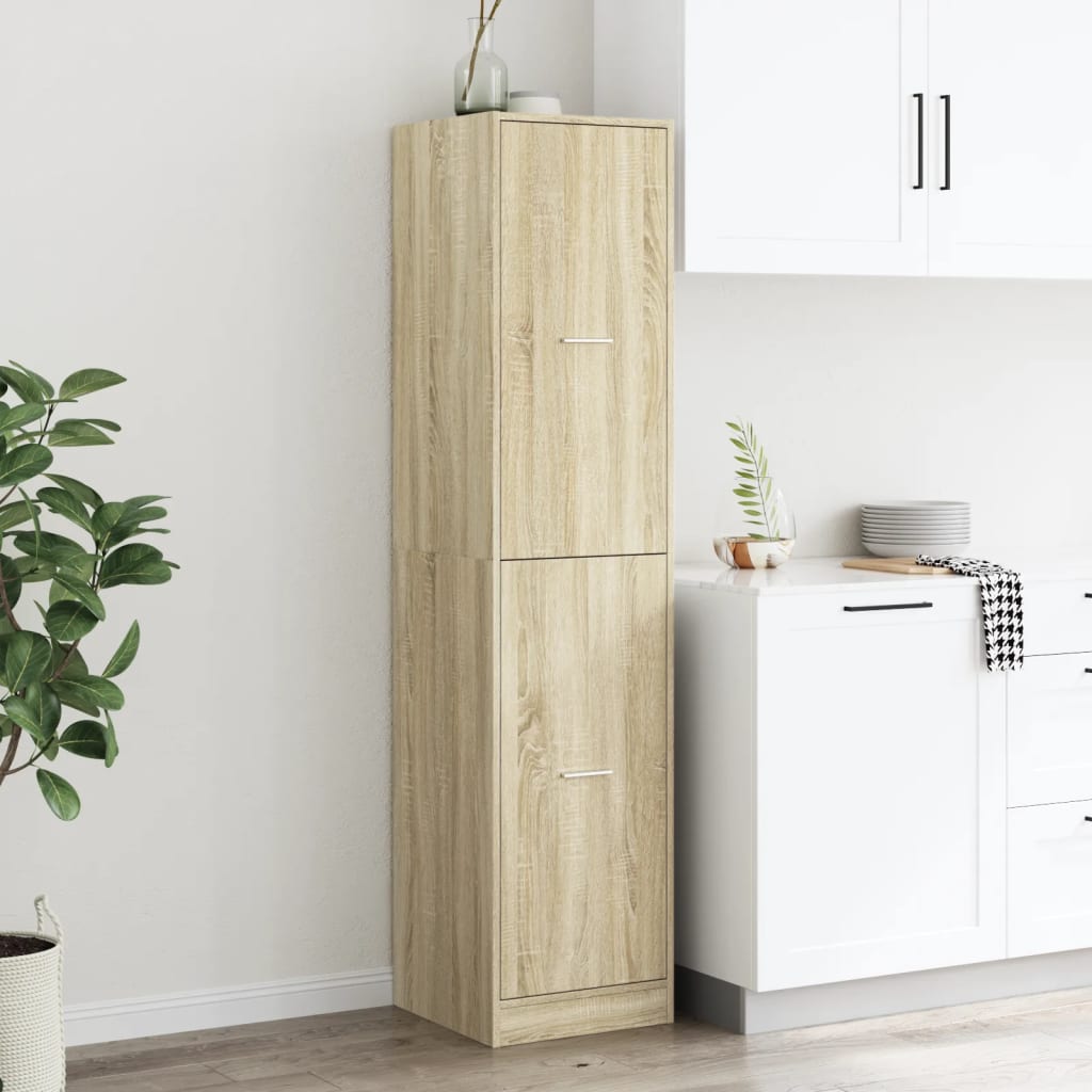 Apothecary Cabinet Sonoma Oak 40x41x174.5 cm Engineered Wood