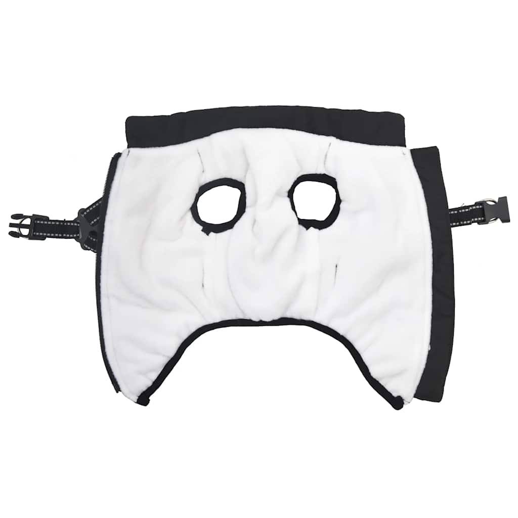 Dog Coat with Harness Waterproof Reflective Black XL