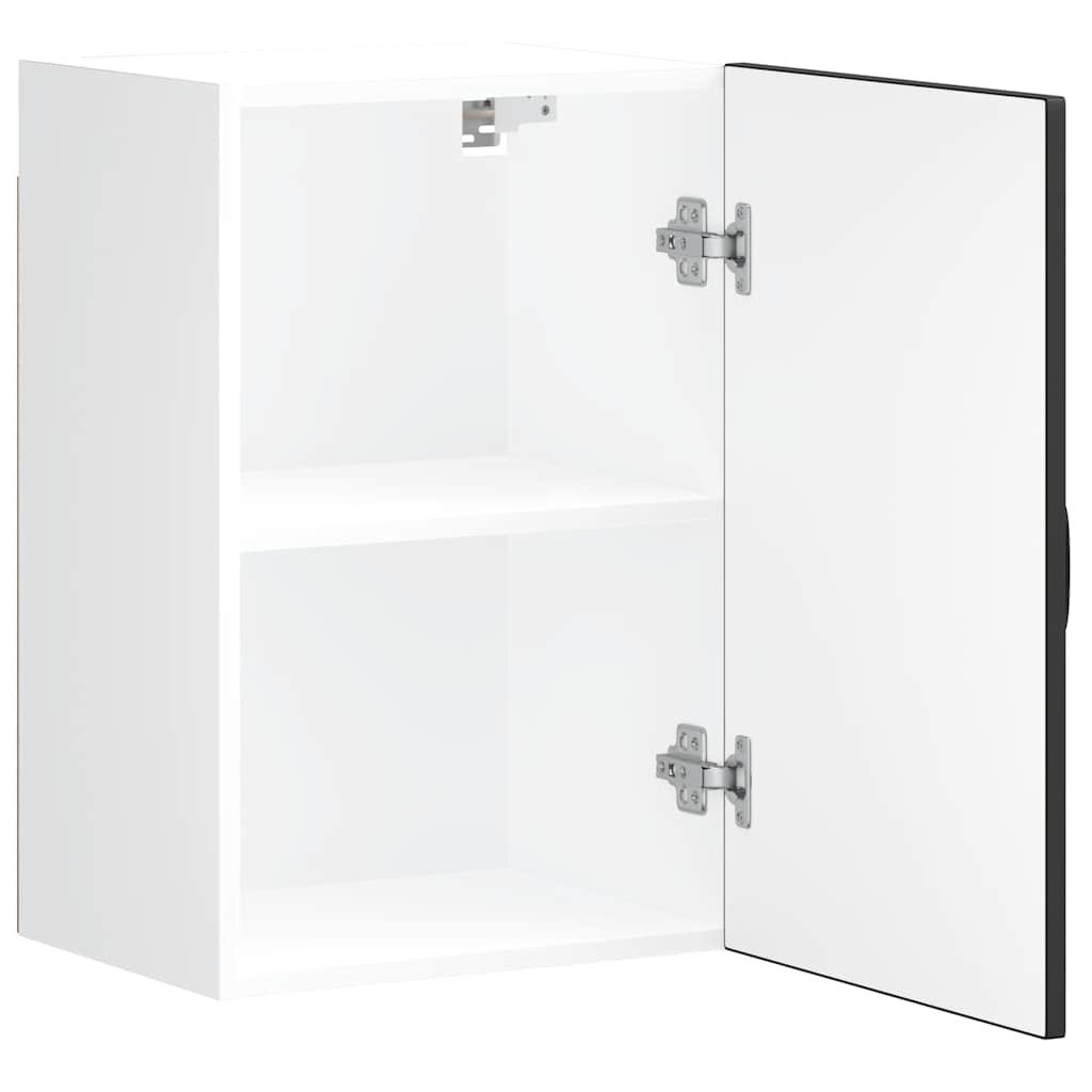 Kitchen Wall Cabinet "Kalmar" Black Engineered Wood