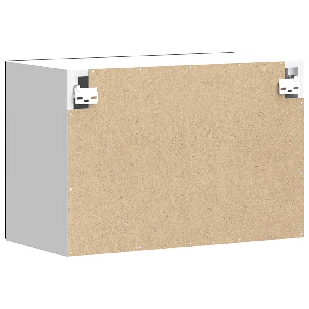 Kitchen Wall Cabinet "Kalmar" Black Engineered Wood