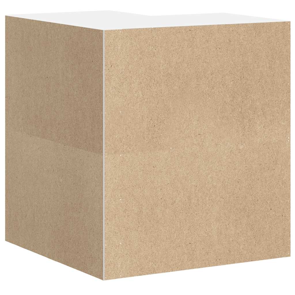 Kitchen Wall Corner Cabinet "Kalmar" Black Engineered Wood