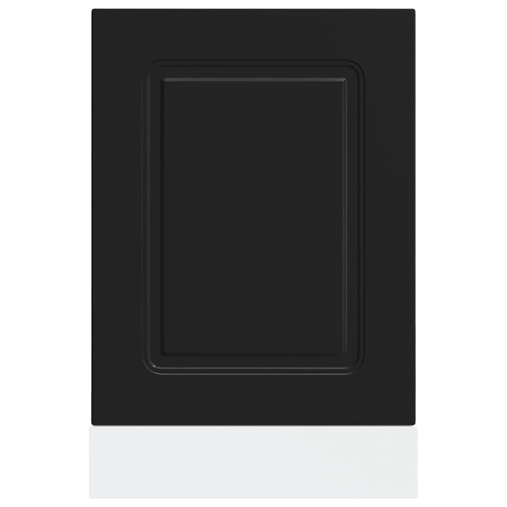 Dishwasher Panel Kalmar Black 45x1,5x57 cm Engineered Wood