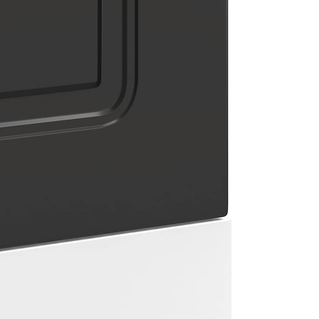 Dishwasher Panel Kalmar Black 45x1,5x57 cm Engineered Wood