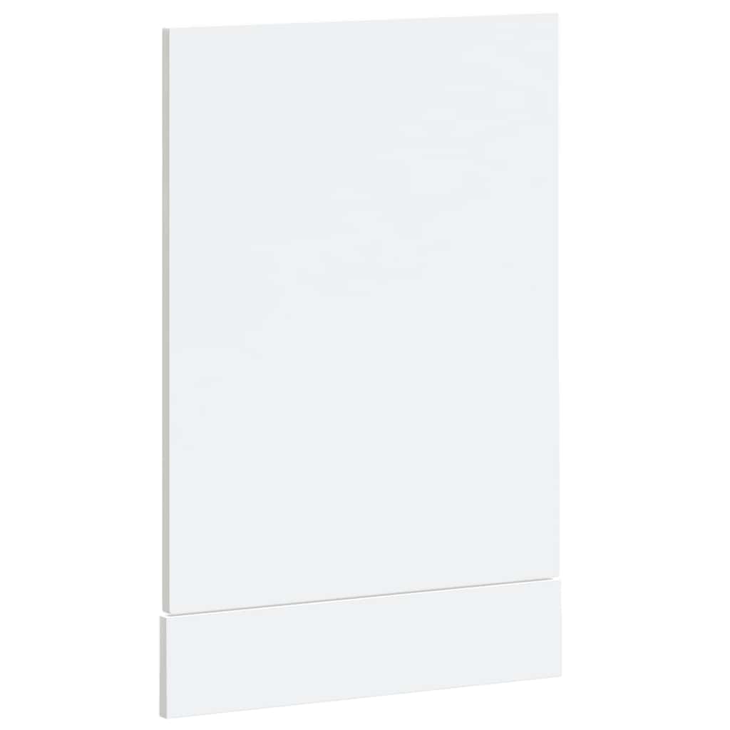 Dishwasher Panel "Kalmar" High Gloss White 45x1,5x67 cm Engineered Wood