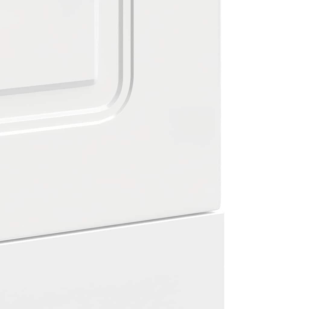 Dishwasher Panel "Kalmar" High Gloss White 45x1,5x67 cm Engineered Wood
