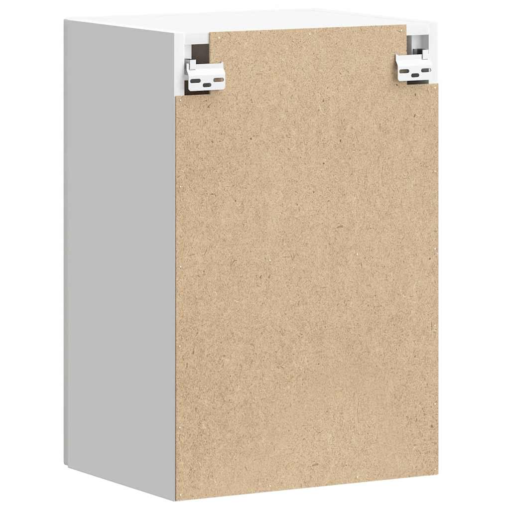 Kitchen Wall Cabinet "Lucca" High Gloss White Engineered Wood