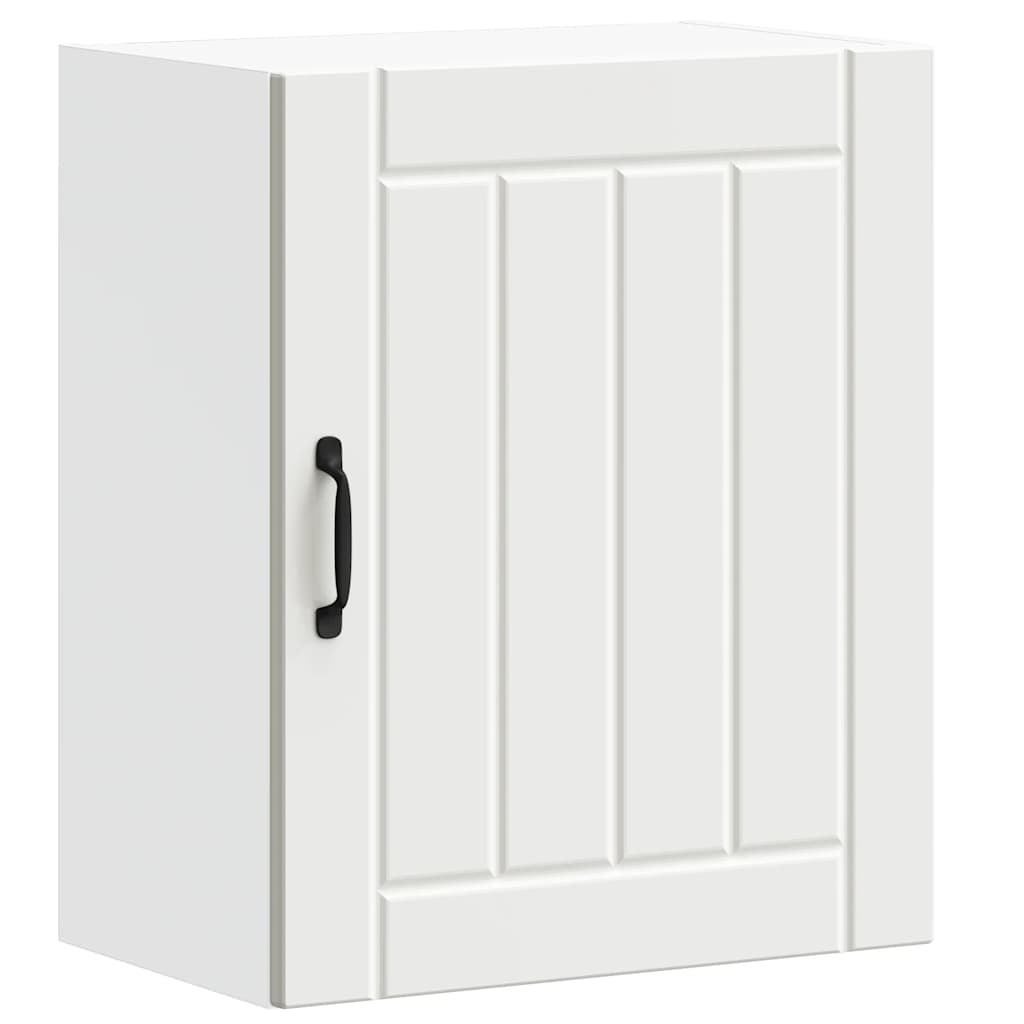 Kitchen Wall Cabinets 2 pcs "Lucca" White Engineered Wood