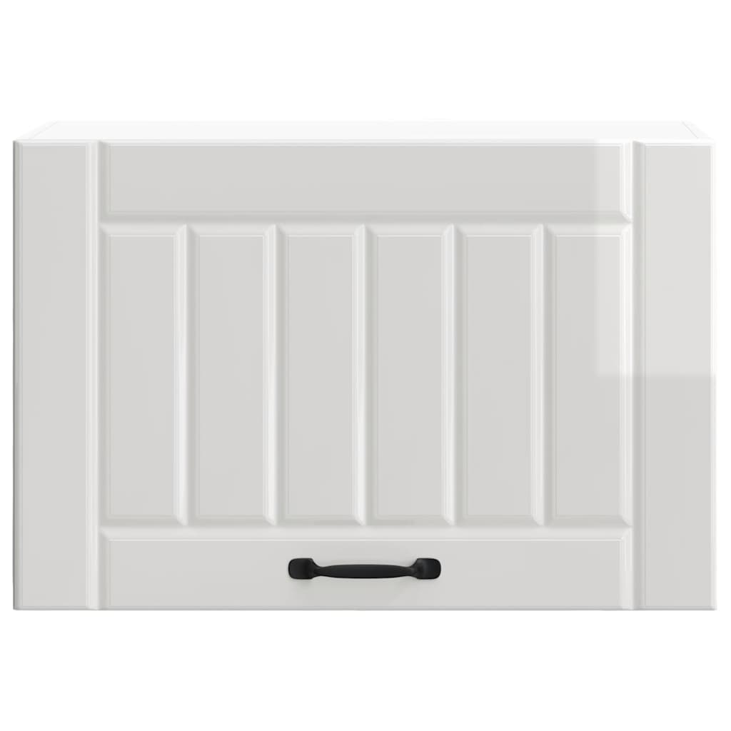 Kitchen Wall Cabinet "Lucca" High Gloss White Engineered Wood