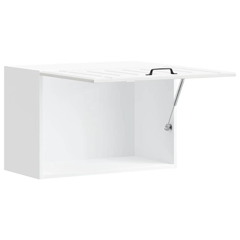 Kitchen Wall Cabinet "Lucca" High Gloss White Engineered Wood