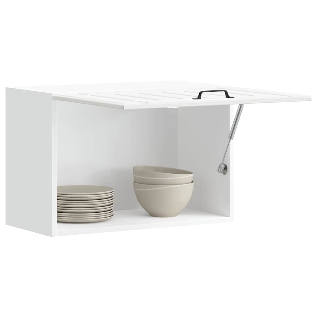 Kitchen Wall Cabinet "Lucca" High Gloss White Engineered Wood