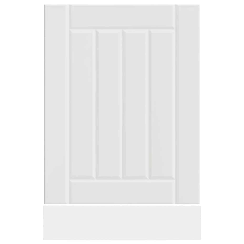 Dishwasher Panel Lucca White Engineered Wood