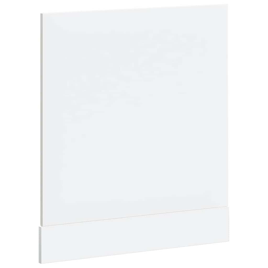 Dishwasher Panel Lucca High Gloss White Engineered Wood