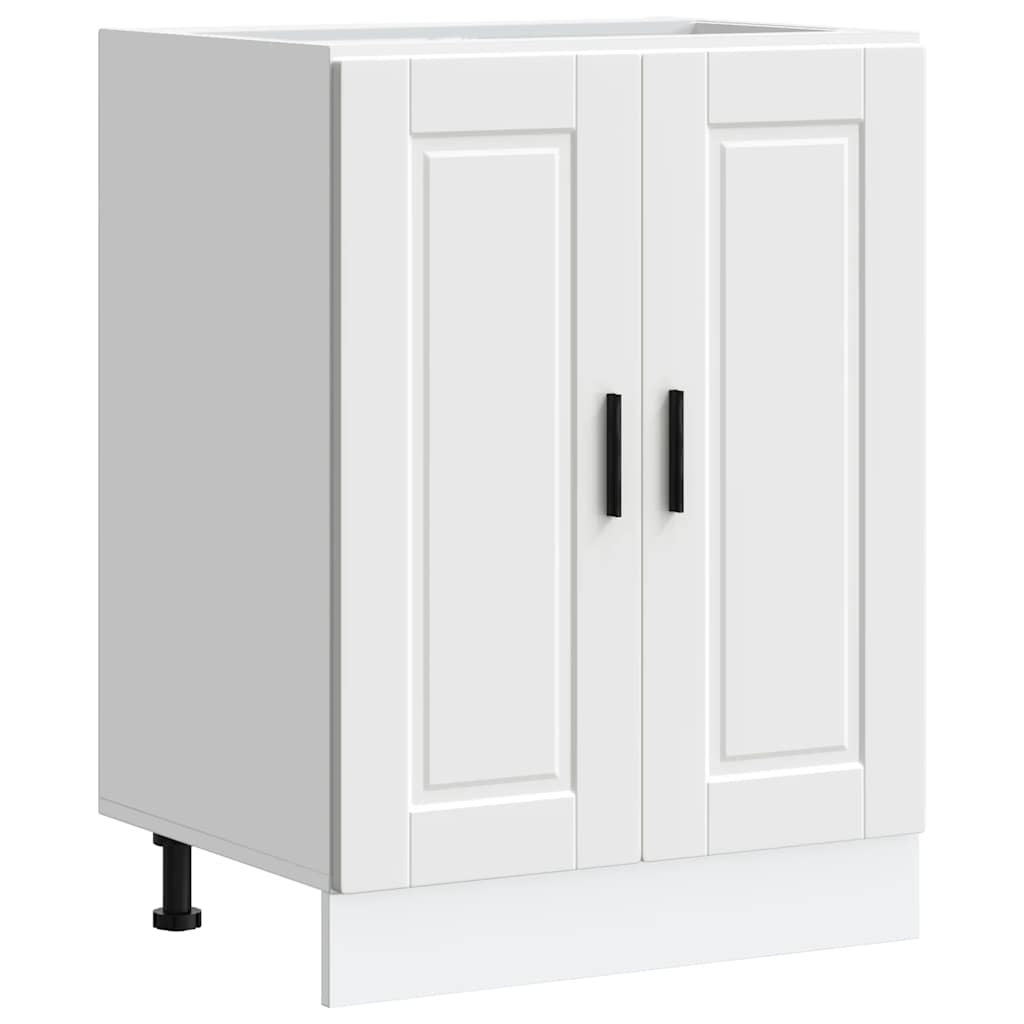 Kitchen Base Cabinet?Porto White Engineered Wood