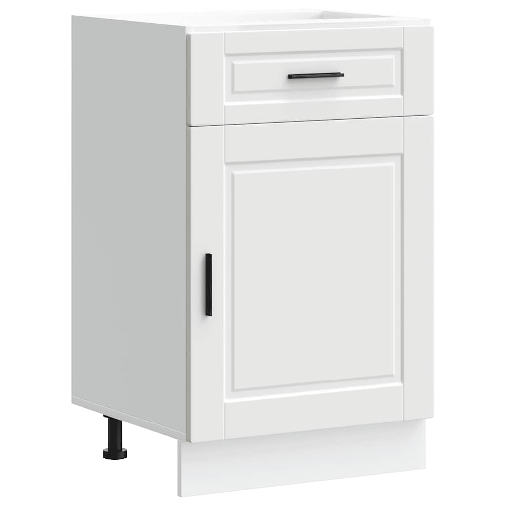 Kitchen Base Cabinet?Porto White Engineered Wood