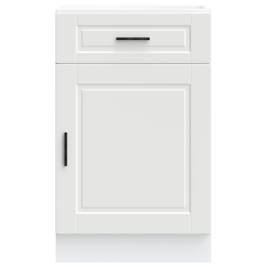 Kitchen Base Cabinet?Porto White Engineered Wood