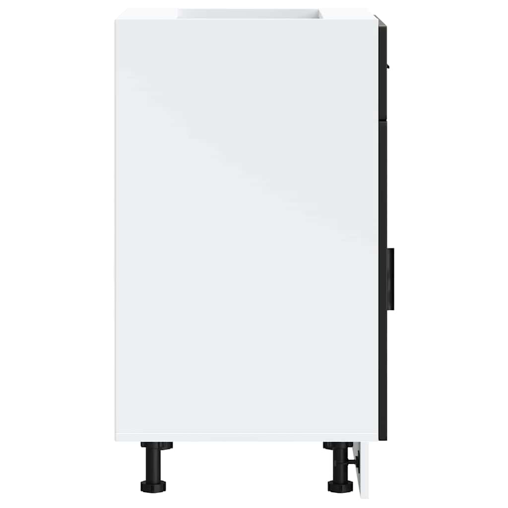 Kitchen Base Cabinet聽"Porto" Black Engineered Wood