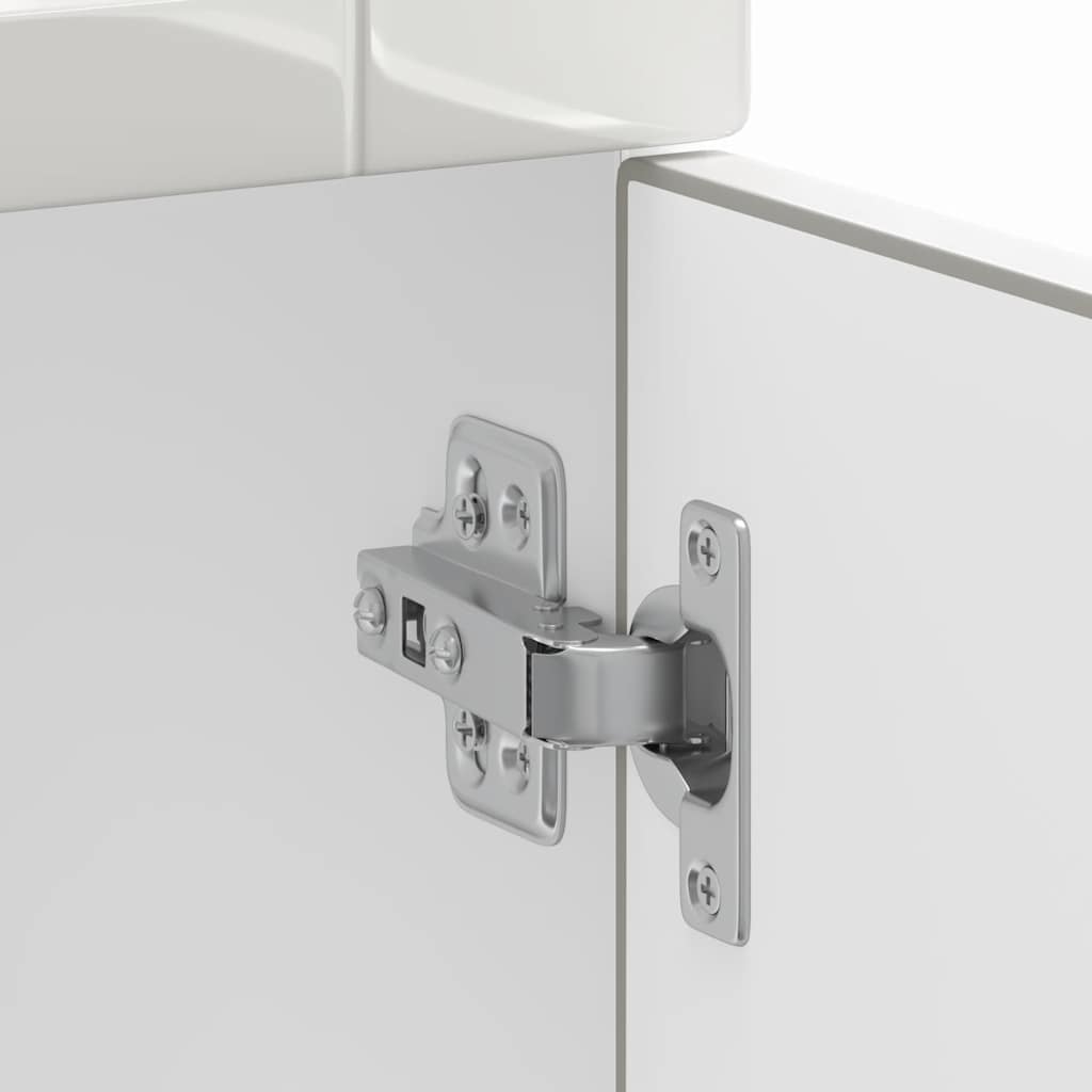 Kitchen Base Cabinet聽"Porto" High Gloss White Engineered Wood