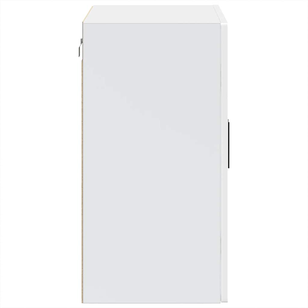 Kitchen Wall Cabinet with Glass Door "Porto" White