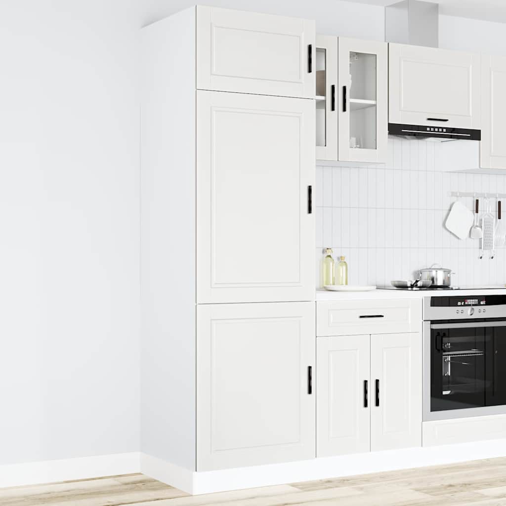 Kitchen Cupboard Porto White Engineered Wood