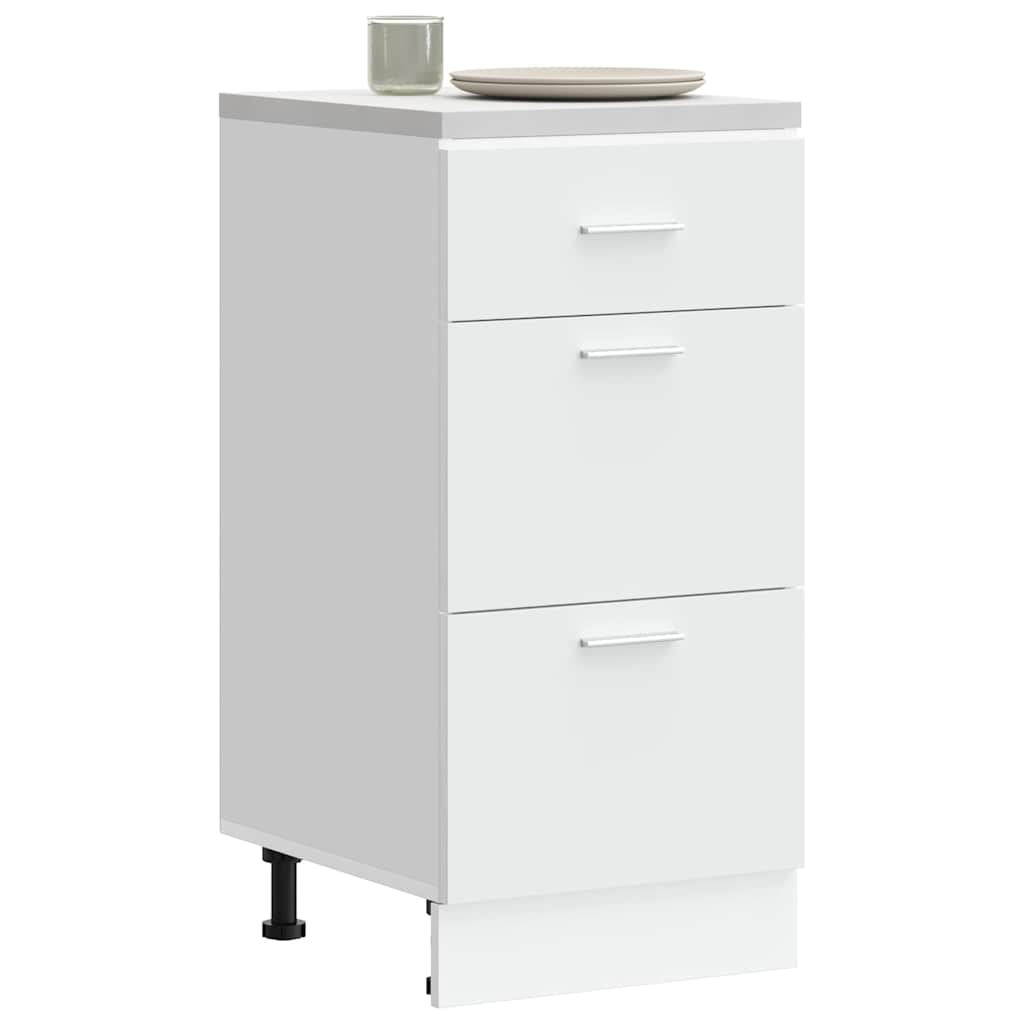 Bottom Cabinet "Lyon" White 40x46x81,5 cm Engineered Wood