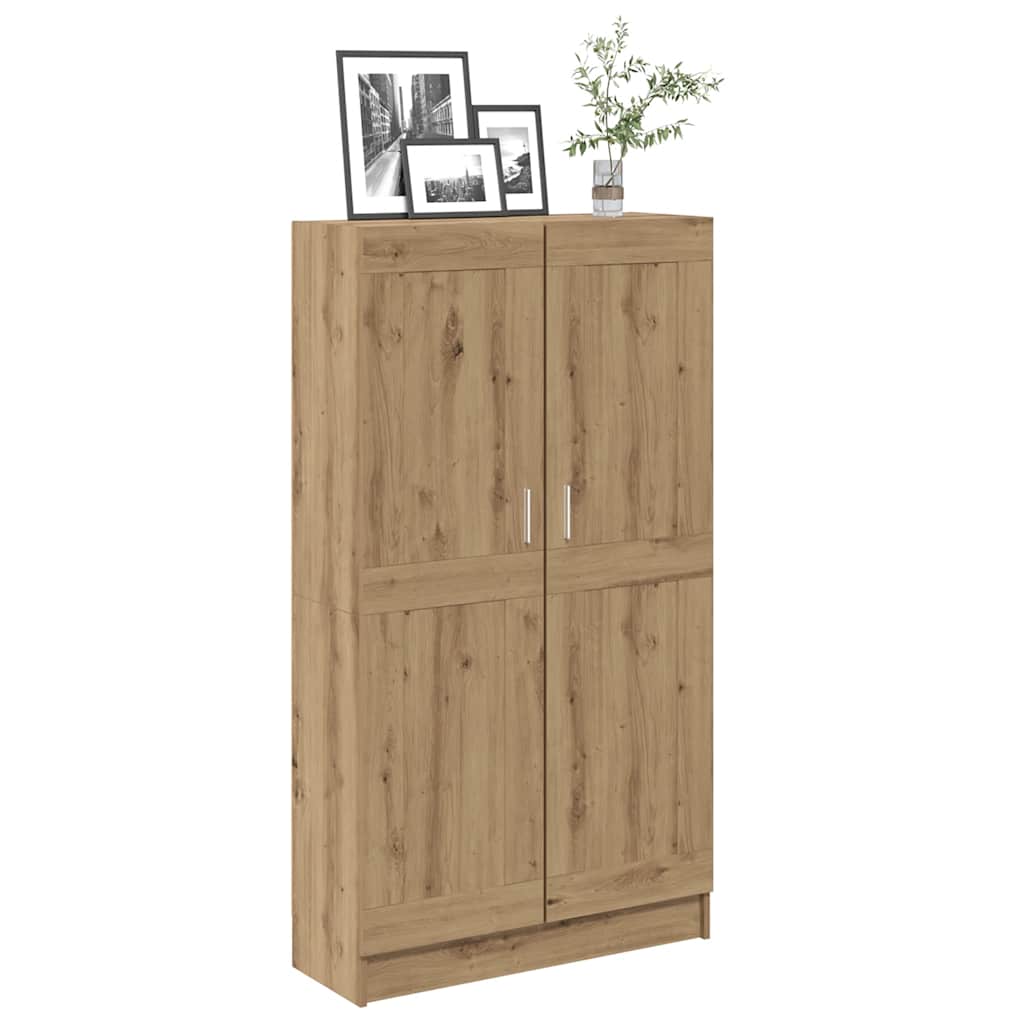 Book Cabinet Artisan Oak 82,5x30,5x150 cm Engineered Wood