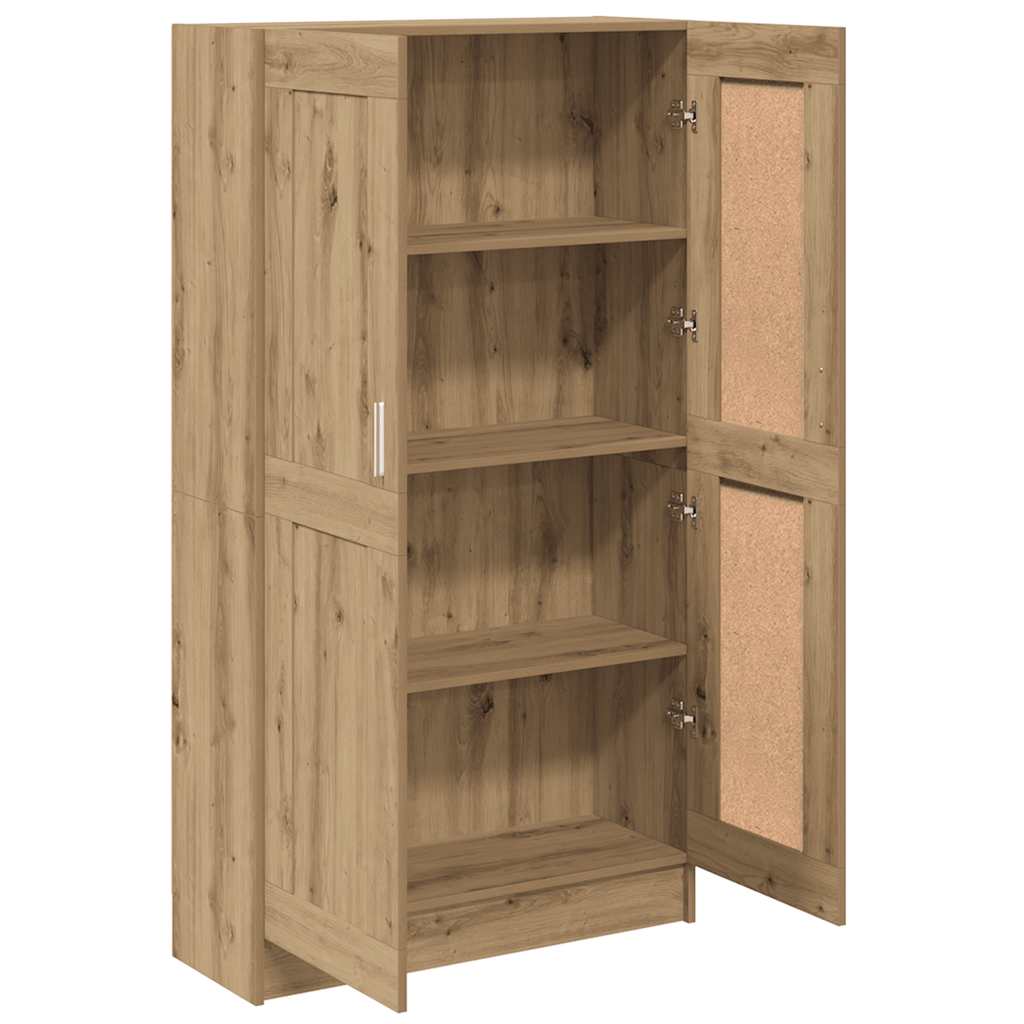 Book Cabinet Artisan Oak 82,5x30,5x150 cm Engineered Wood